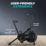 Exercise bike front view