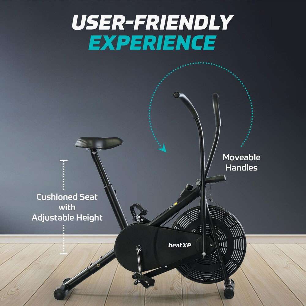 Exercise bike front view